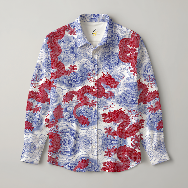 Cloud Fire Full-sleeves Shirt