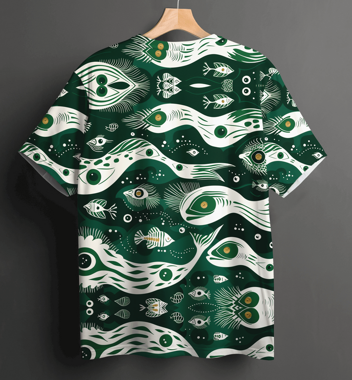 Aviary Aquatic Oversize Graphic Tee