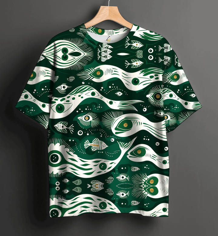 Aviary Aquatic Oversize Graphic Tee
