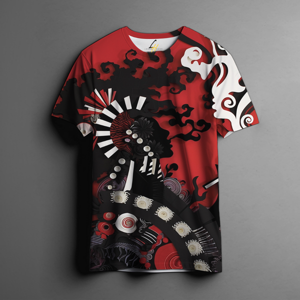 Neon Samurai Graphic Tee