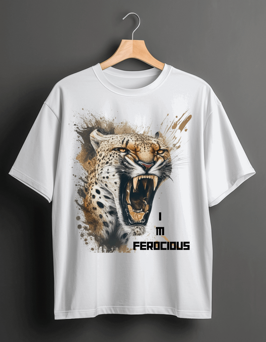 Furious Leopard Oversize T-Shirt