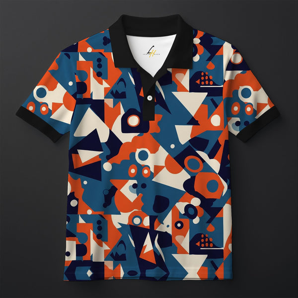 Pixel Punch Polo Tee