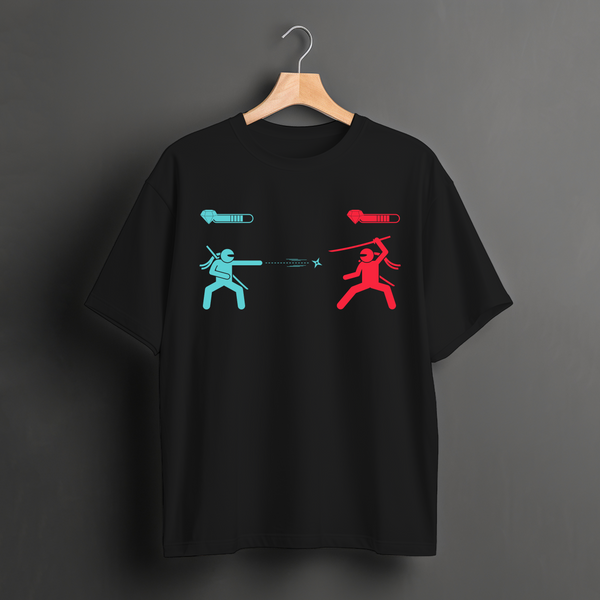 Ninja War Unisex Oversize T-Shirt